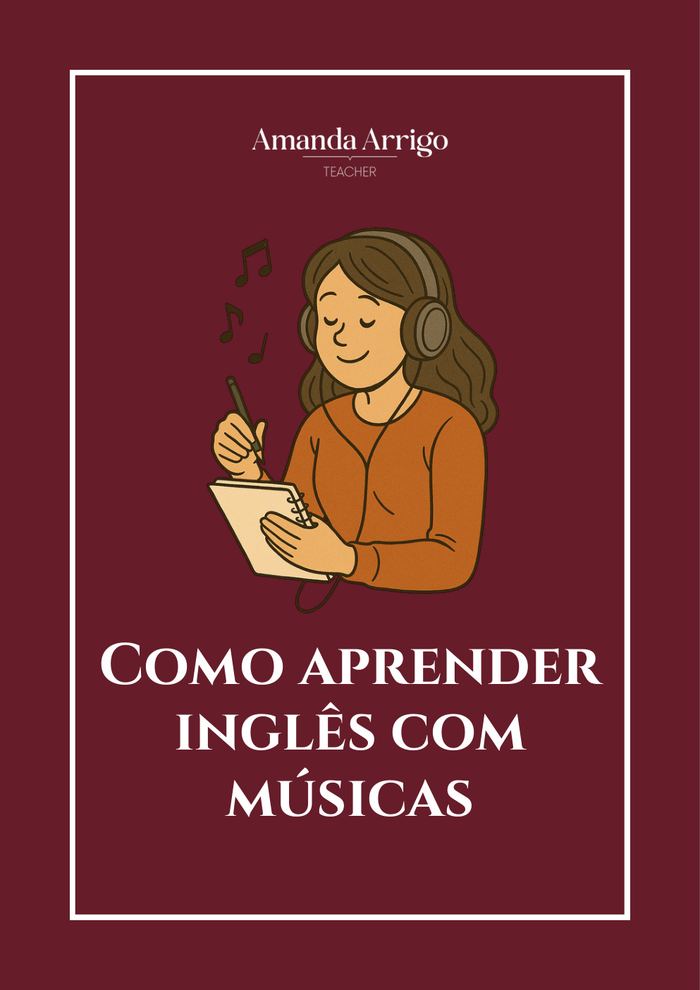 Capa do Guia Inglês com Músicas